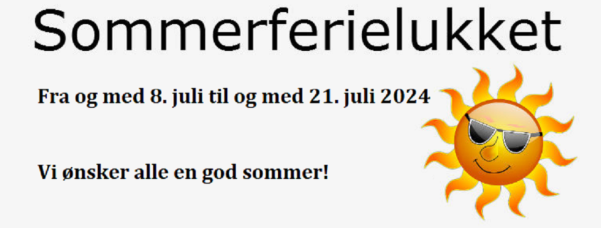 Sommerferielukket 2024
