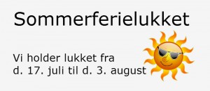 sommerferielukket